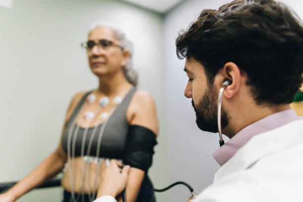 Patient during medical test